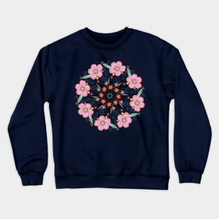 Mandala 7 - flowers Crewneck Sweatshirt